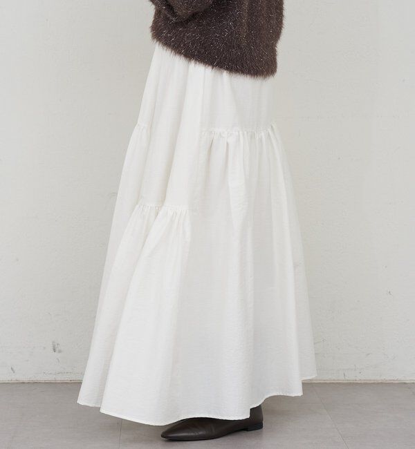  「タフタボリュームスカート」|スカート|