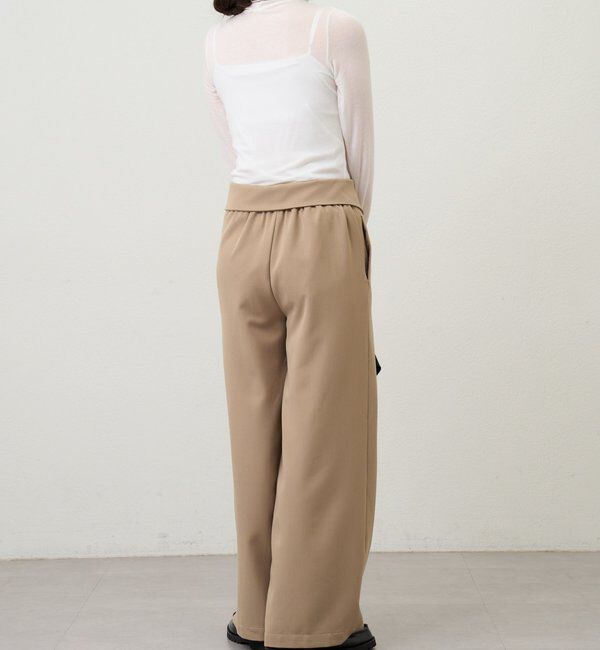 「2WAYウエストデザインパンツ」|チノ|