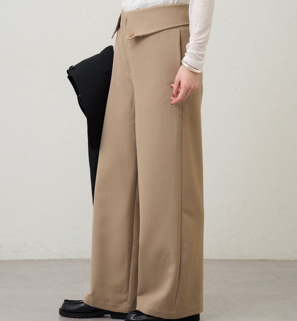  「2WAYウエストデザインパンツ」|チノ|