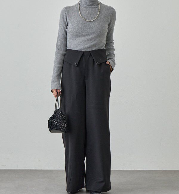  「2WAYウエストデザインパンツ」|チノ|