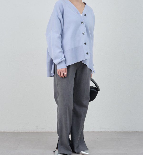  「【26SS予約】コットンスムースカーディガン」|カーディガン|