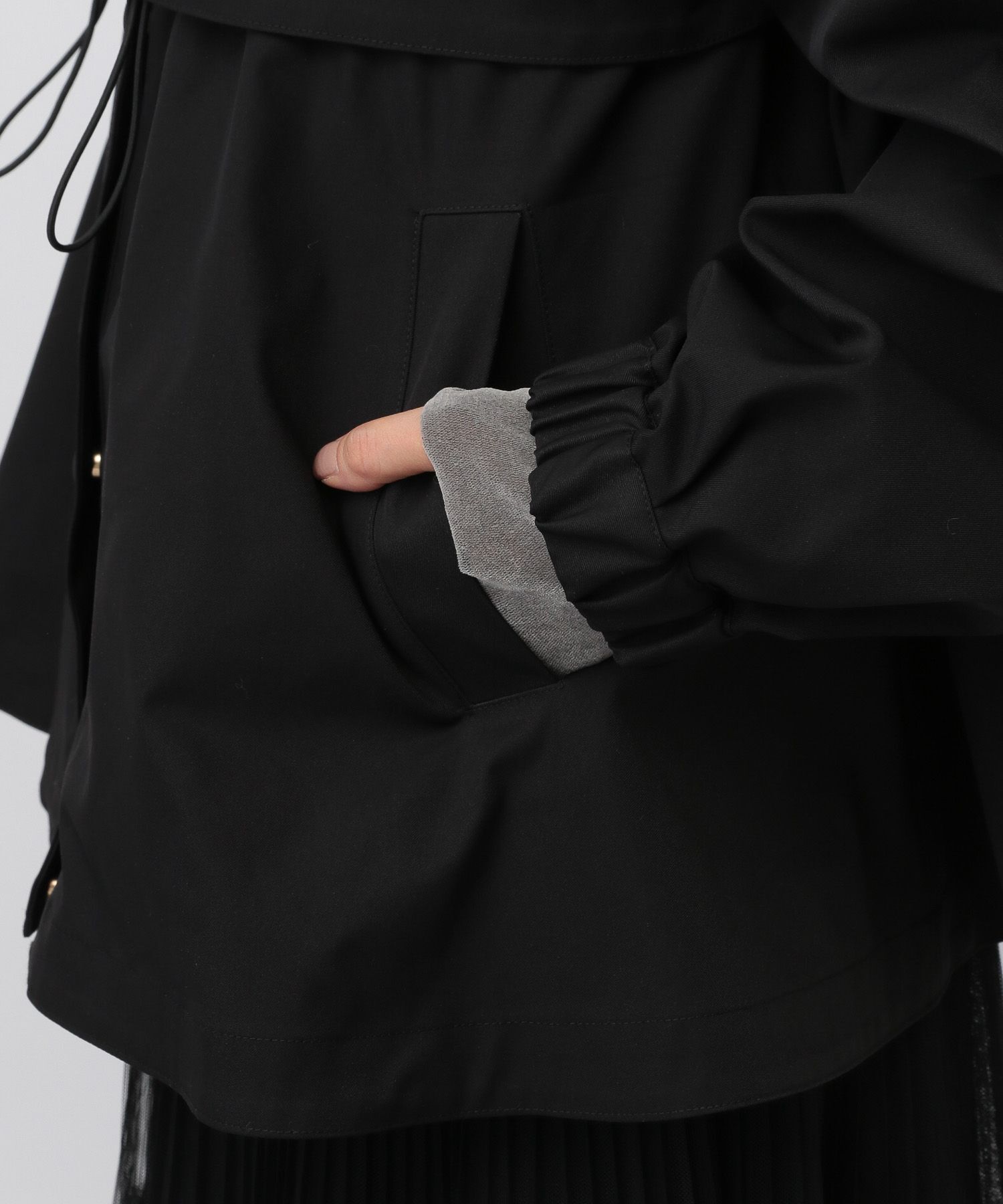 A part by 「【撥水加工付き】スタンドブルゾン」|ブルゾン・スタジャン|