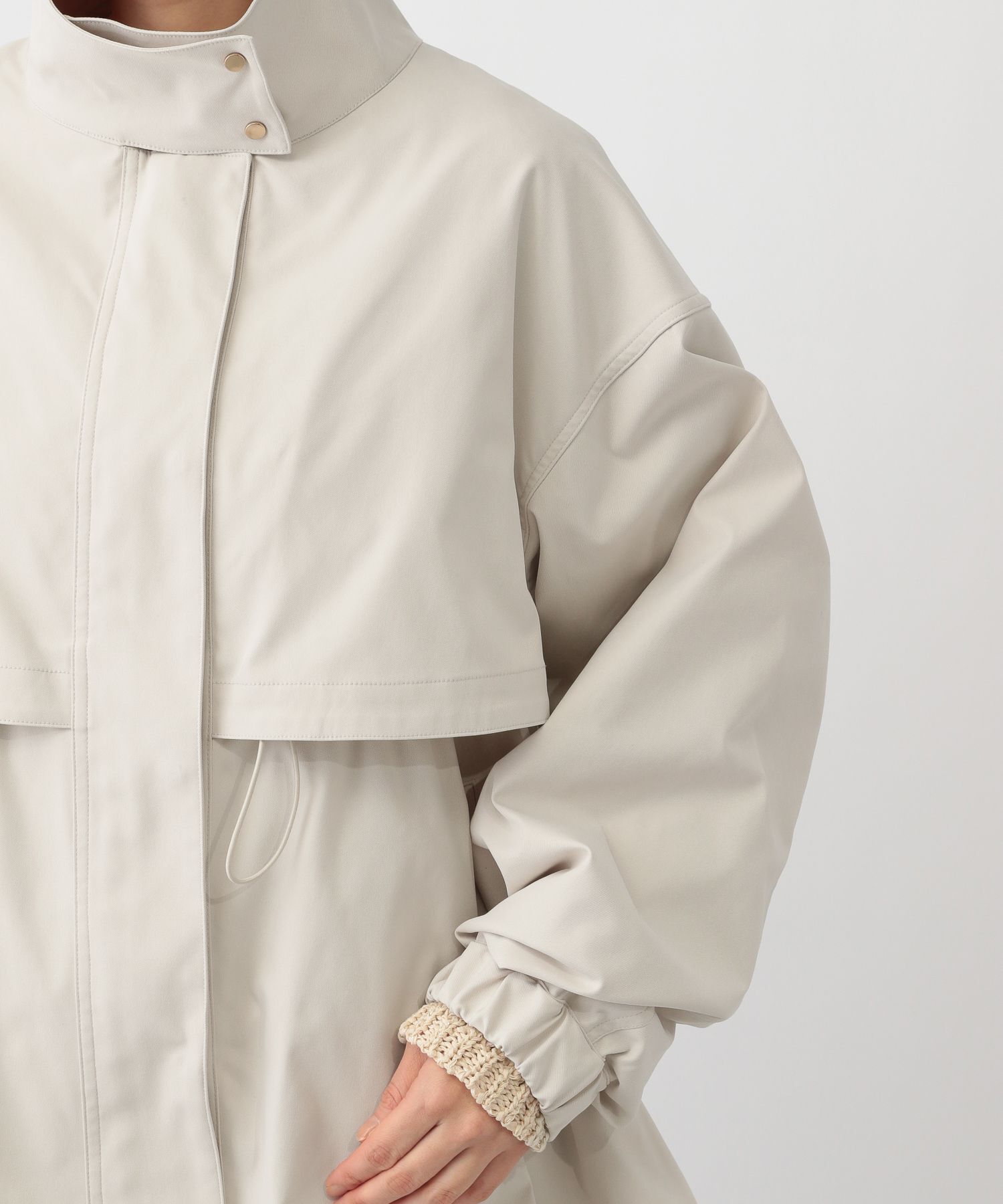 A part by 「【撥水加工付き】スタンドブルゾン」|ブルゾン・スタジャン|