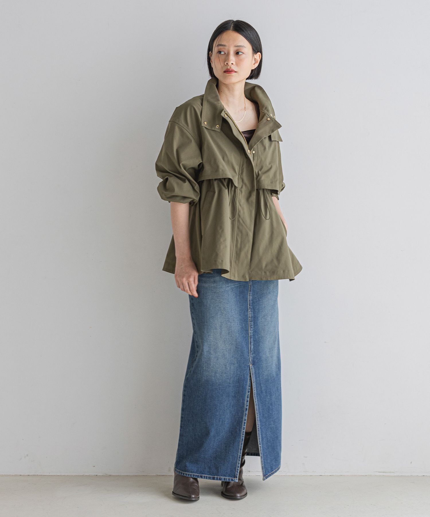 A part by 「【撥水加工付き】スタンドブルゾン」|ブルゾン・スタジャン|