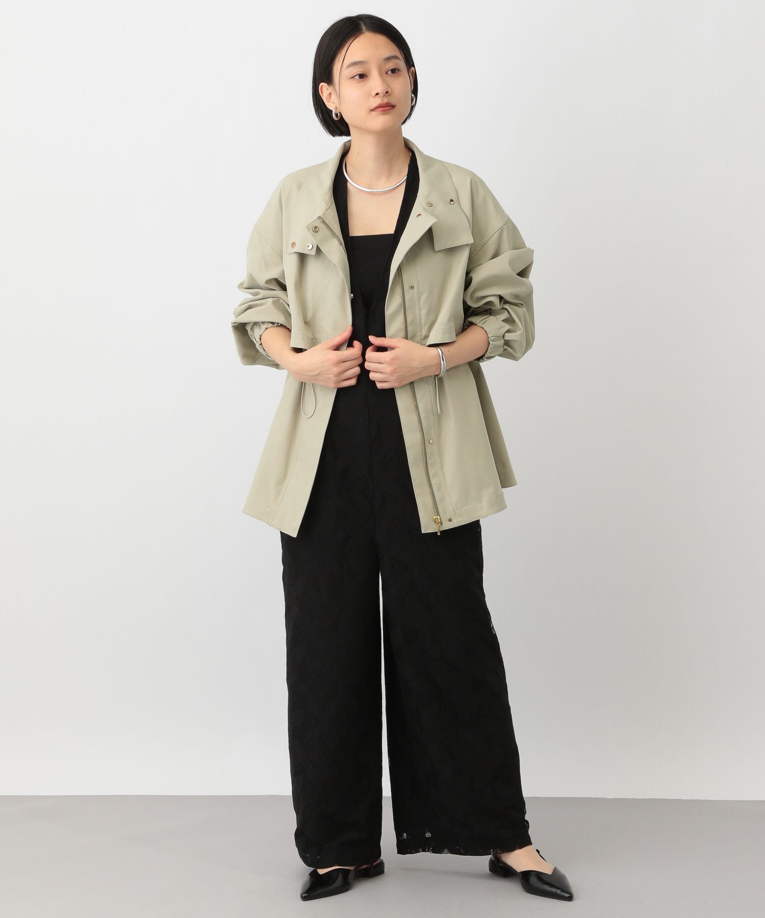 A part by 「【撥水加工付き】スタンドブルゾン」|ブルゾン・スタジャン|