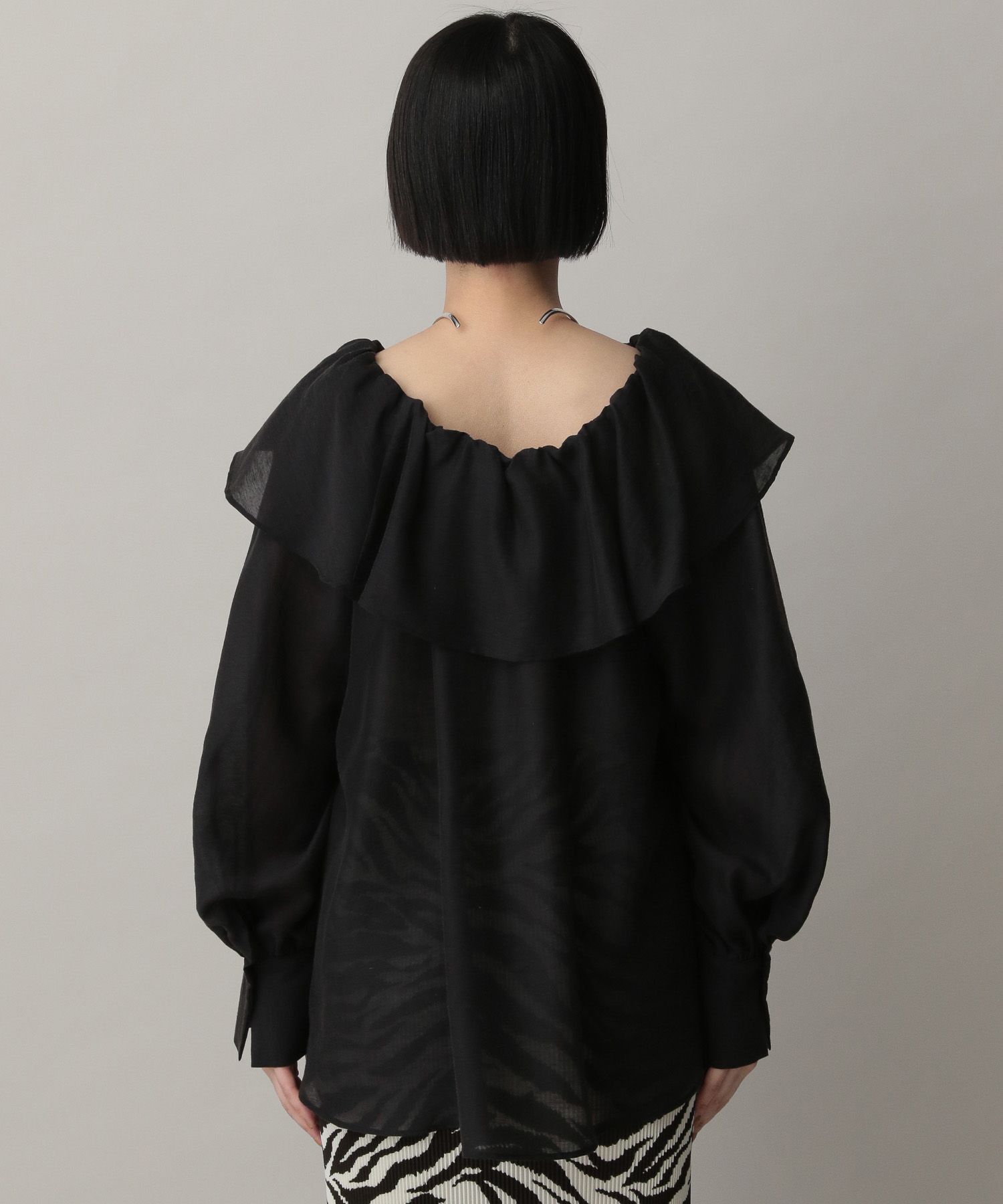 A part by 「リネンフリルブラウス」|シャツ・ブラウス|