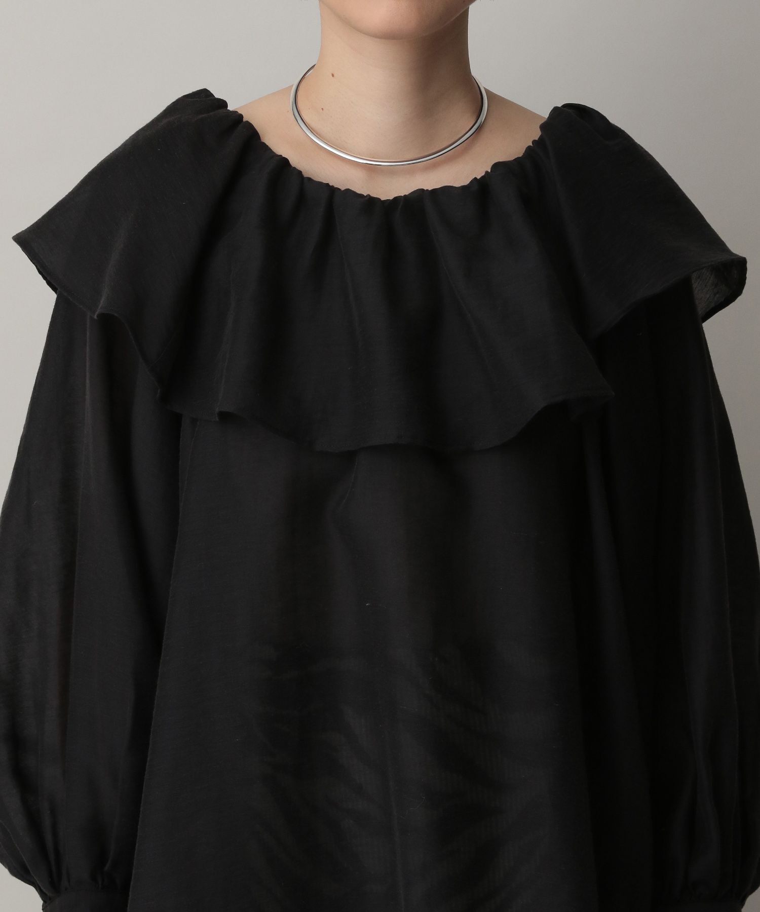 A part by 「リネンフリルブラウス」|シャツ・ブラウス|