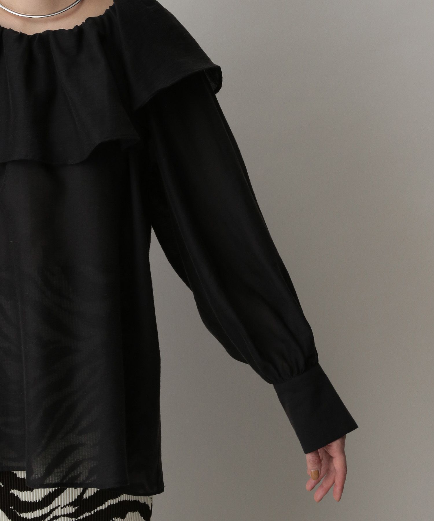 A part by 「リネンフリルブラウス」|シャツ・ブラウス|