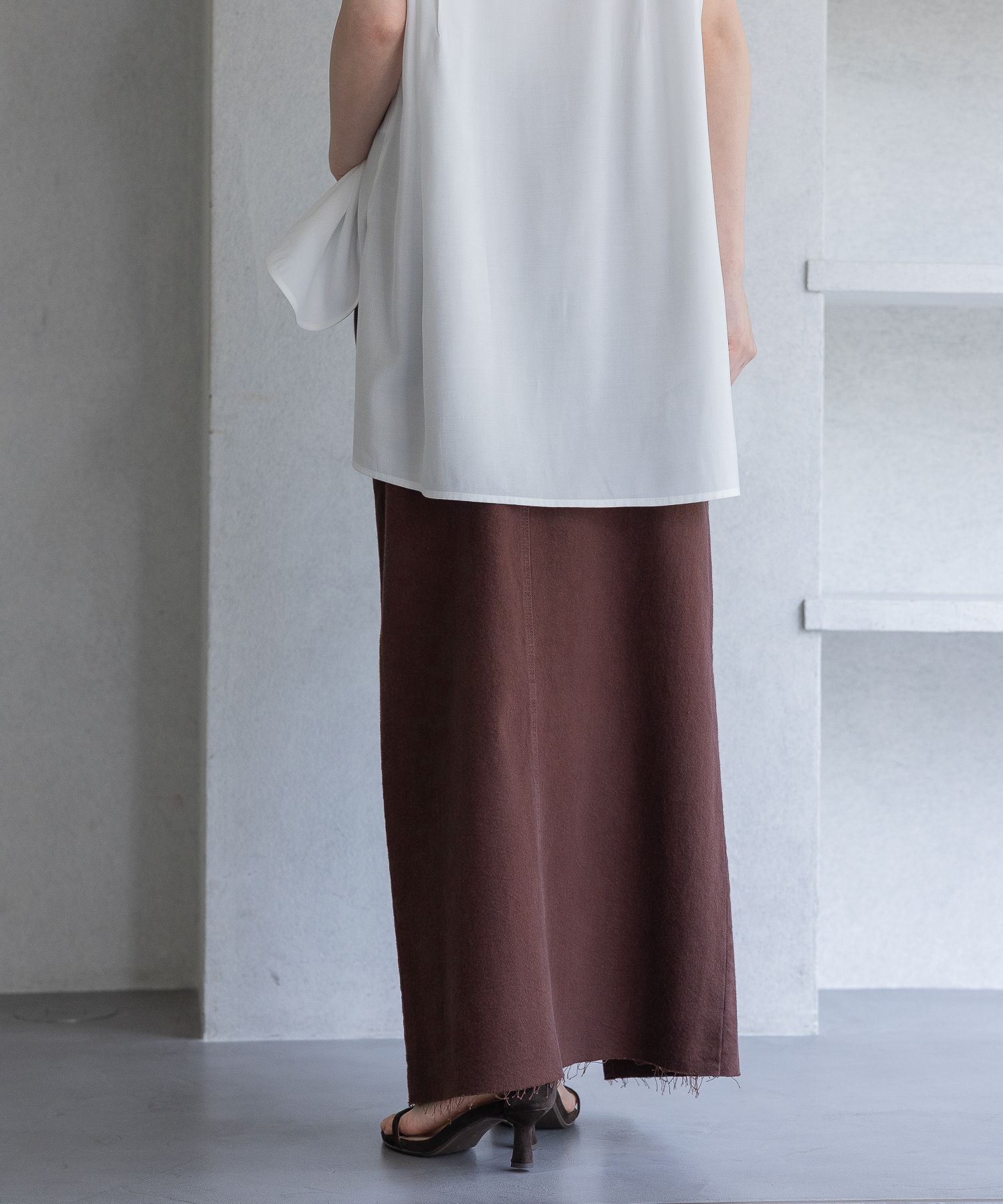 A part by 「Apbスリットデニムスカート」|タイト|