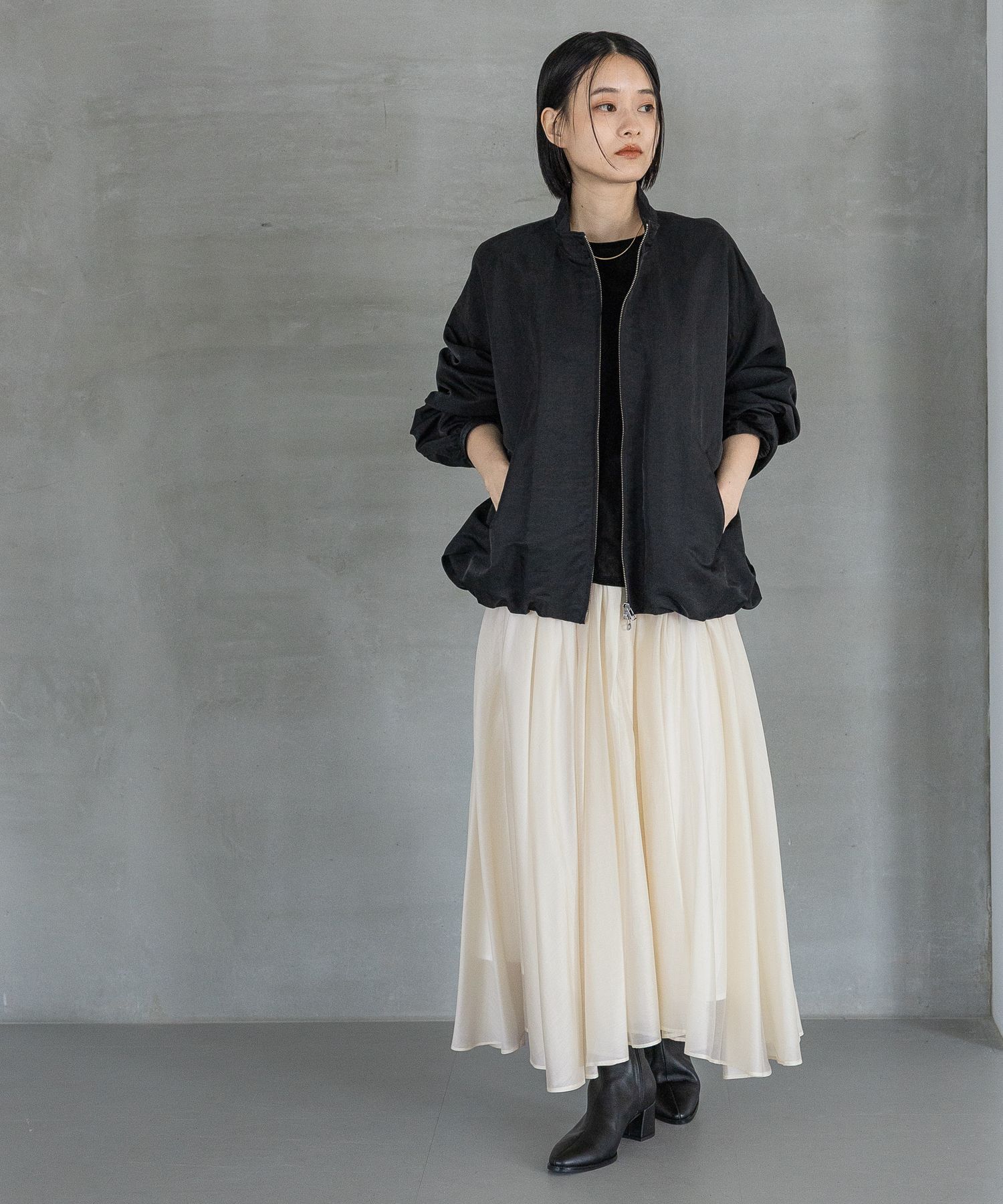 A part by 「【セットアップ対応】ナイロンバルーンブルゾン」|ブルゾン・スタジャン|