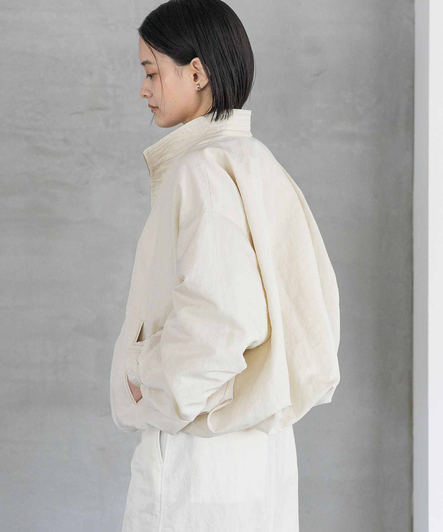 A part by 「【セットアップ対応】ナイロンバルーンブルゾン」|ブルゾン・スタジャン|