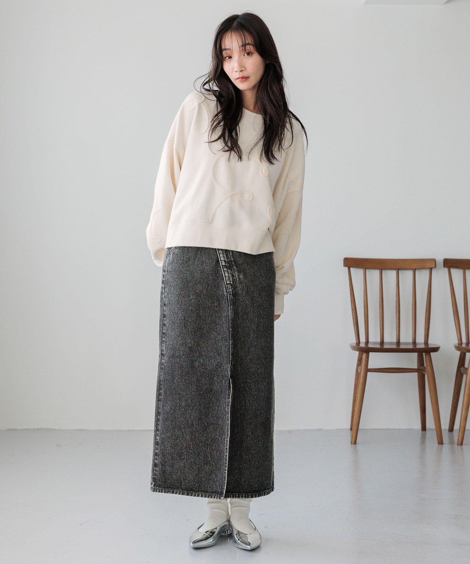 LOWRYS FARM「ＣＯＮＥ／アシメタイトスカート」|スカート|