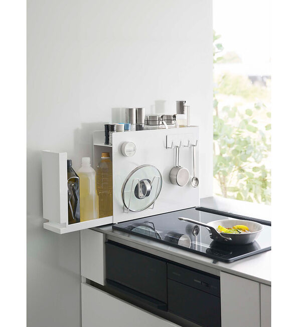 collex「【tower】 隠せる調味料ラック」|食器・キッチングッズ|ホワイト