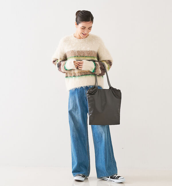 collex「【WEB限定】【CACHELLIE】コードハンドル メタリックトートバッグ」|トートバッグ|