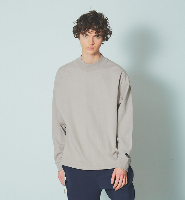ABAHOUSE「【別注】Russell/ラッセル　ドローコード ロング Tシャツ」|Tシャツ・カットソー|ベージュ