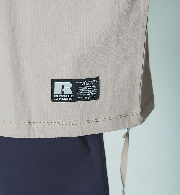 ABAHOUSE「【別注】Russell/ラッセル　ドローコード ロング Tシャツ」|Tシャツ・カットソー|