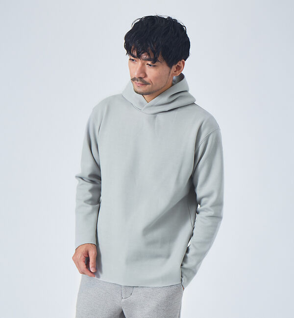 ABAHOUSE「【ダブルフェイス】配色 フード プルオーバー パーカー」|パーカー|