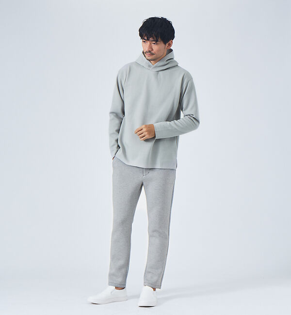 ABAHOUSE「【ダブルフェイス】配色 フード プルオーバー パーカー」|パーカー|