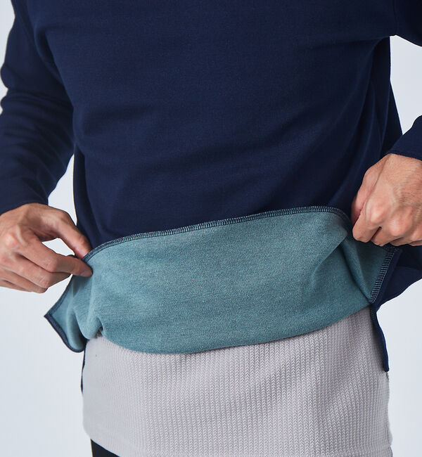 ABAHOUSE「【ダブルフェイス】配色 フード プルオーバー パーカー」|パーカー|