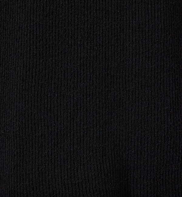 ABAHOUSE「畦ブークレ ハーフジップ プルオーバー ニット」|ニット・セーター|