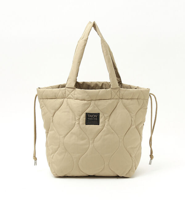 ABAHOUSE「【TAION /タイオン】ダウントートバック/ ショルダーバック/DOWN TO」|ショルダー・メッセンジャー|ダークベージュ