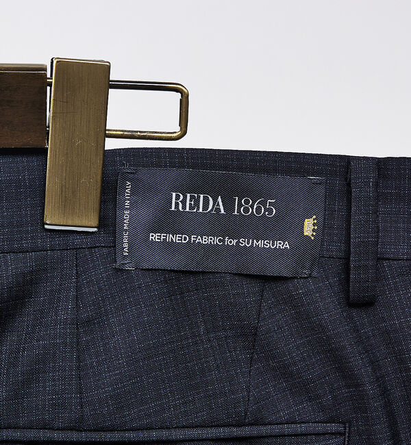 ABAHOUSE「【セットアップ対応/REDA】トロピカルウール ドビー スラックス」|スラックス|