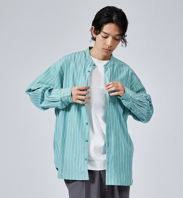 ABAHOUSE「glossy ポンチ タックTシャツ」|Tシャツ・カットソー|