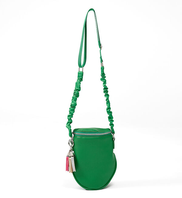 ABAHOUSE「【cheek】C23005 egg pouch shoulder/ショルダーポー」|ショルダー・メッセンジャー|グリーン