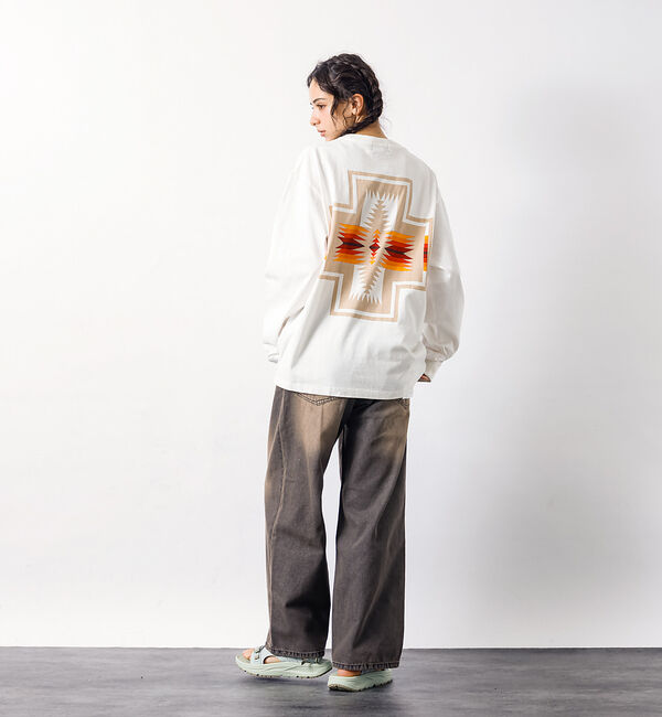 ABAHOUSE「【PENDLETON/ペンドルトン】 BACK PRINT Tシャツ / バック」|Tシャツ・カットソー|