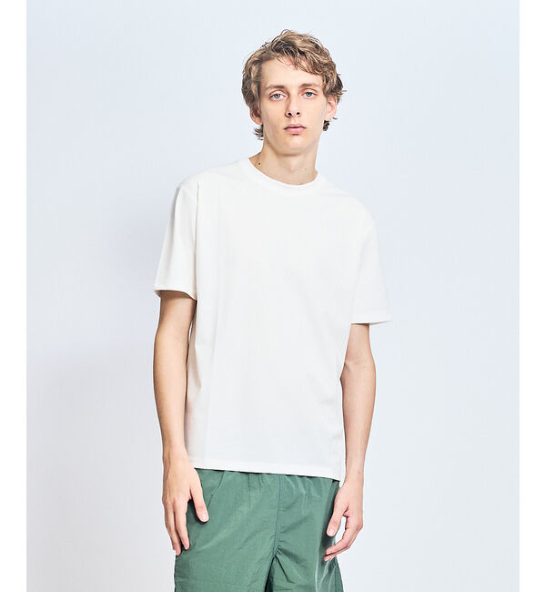 ABAHOUSE「【接触冷感/WEB限定】フリーザーTシャツ /アイスピケ ストレッチ」|Tシャツ・カットソー|ホワイト