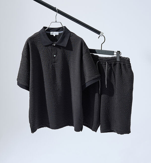 ABAHOUSE「【セットアップ対応】ウェーブリンクル　フクレジャガード ショートパンツ/ オーバ」|その他|