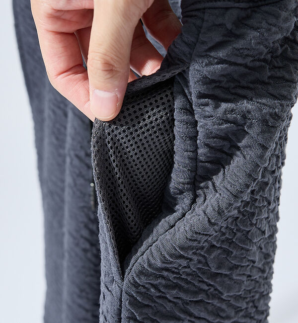 ABAHOUSE「【セットアップ対応】ウェーブリンクル　フクレジャガード ショートパンツ/ オーバ」|その他|