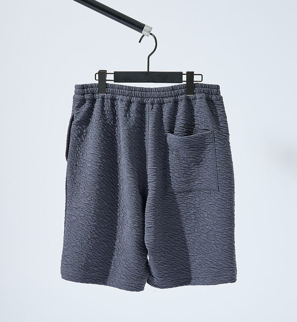 ABAHOUSE「【セットアップ対応】ウェーブリンクル　フクレジャガード ショートパンツ/ オーバ」|その他|