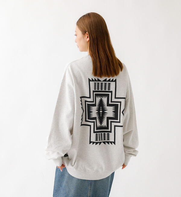 ABAHOUSE「【PENDLETON/ペンドルトン】Back Print Sweat / ハーデ」|スウェット・ジャージ|ホワイト系その他1