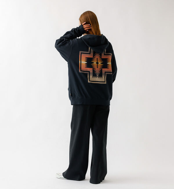 ABAHOUSE「【PENDLETON/ペンドルトン】Back Print Zip Up Hood」|パーカー|