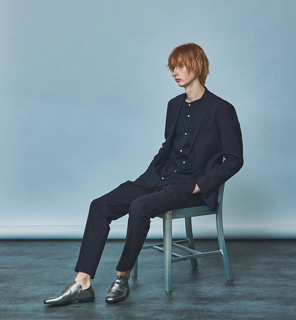 alfredoBANNISTER「ホイル ソフトレザー ドレープ フラットシューズ」|その他|