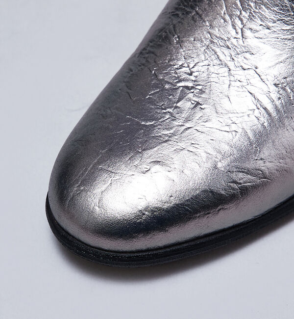 alfredoBANNISTER「ホイル ソフトレザー ドレープ フラットシューズ」|その他|