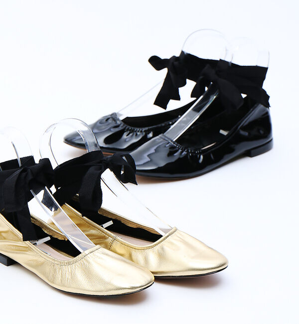 Rouge vif「リボン付バレエシューズ」|パンプス|