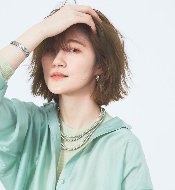 Rouge vif「スーパーロングネックレス」|ネックレス|シルバー