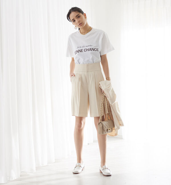 Rouge vif「【セットアップ対応】ベルト付きハーフパンツ」|その他|