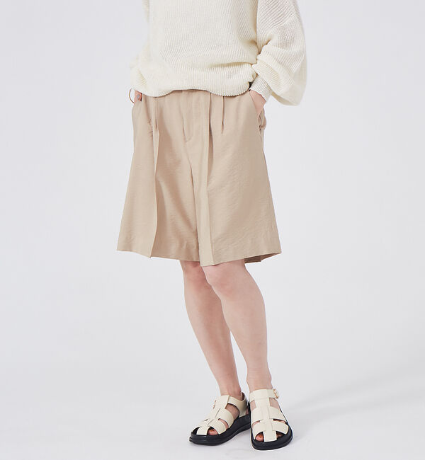 Rouge vif「【セットアップ対応】ベルト付きハーフパンツ」|その他|ベージュ