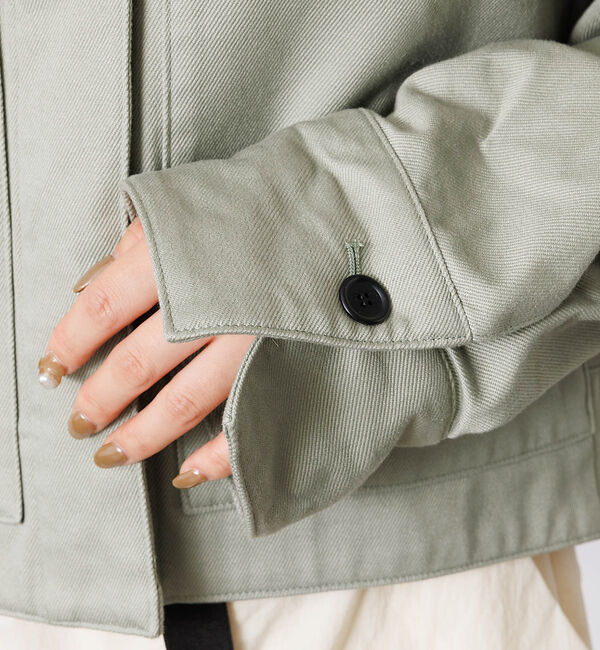 Rouge vif「ショート丈ビッグフラップコクーンブルゾン」|ブルゾン・スタジャン|