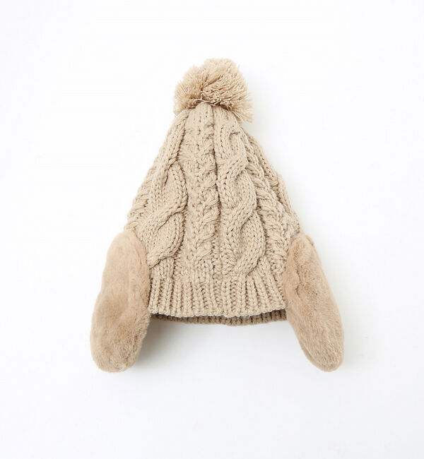 Rouge vif「【RUBEN / ルーベン】イヤーマフ付き裏ボアニットキャップ / RUS-80」|その他|