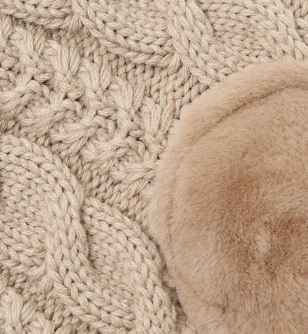 Rouge vif「【RUBEN / ルーベン】イヤーマフ付き裏ボアニットキャップ / RUS-80」|その他|