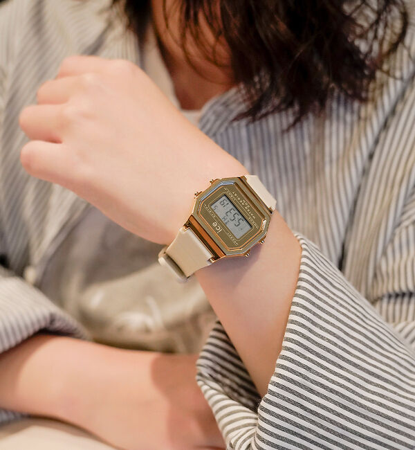Rouge vif「【ICE-WATCH / アイスウォッチ】DIGIT RETRO METAL /」|腕時計|ベージュ
