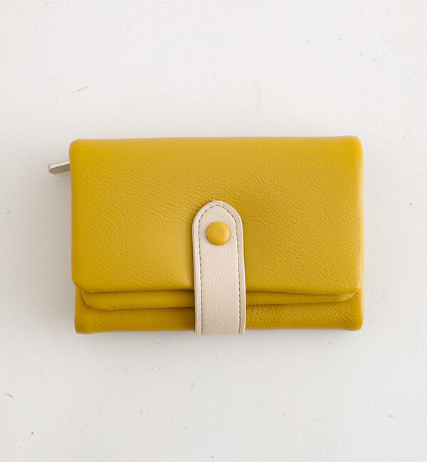 Rouge vif「【mienx un】財布/ウォレット/コンパクト/三つ折り」|財布|イエロー