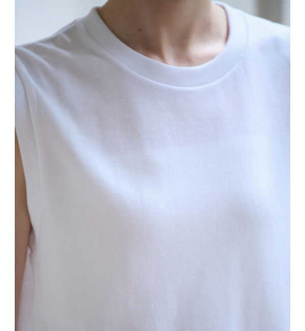 Rouge vif「【JEMORGAN/ジェーイーモーガン】カノコノースリーブカットソー/TCカノコ」|Tシャツ・カットソー|