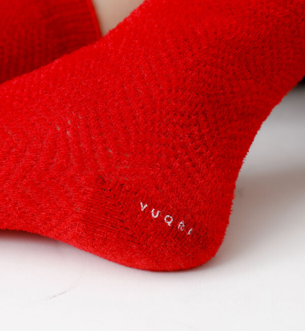 Rouge vif「【YUQRI/ユクリ】Fluffyherringbone/靴下/フェミニン/ロマ」|ソックス|