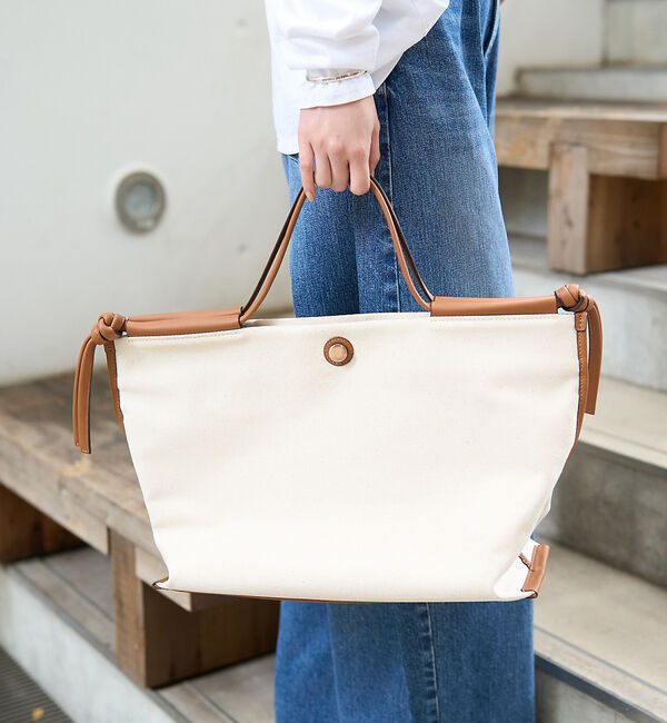 Rouge vif「【SOMEWHERE STUDIO/サムウェア ステュディオ】COTTAGE-T」|トートバッグ|キャメル