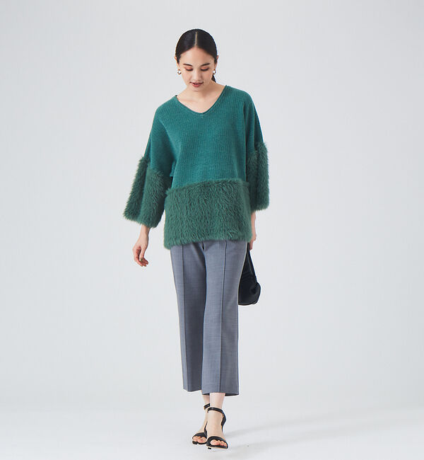 qualite「ピンタックフレアパンツ」|その他|